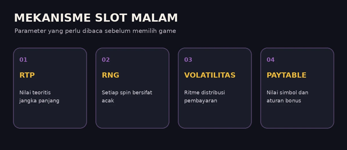 Ringkasan mekanisme slot malam